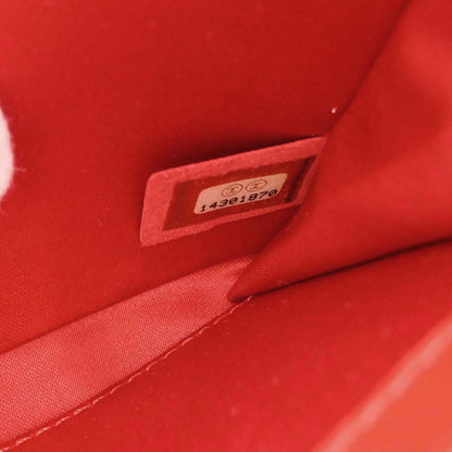 Chanel Red Lambskin WOC Wallet on Chain Bag