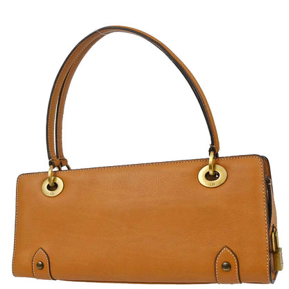 Damage Christian Dior Brown Leather Handbag