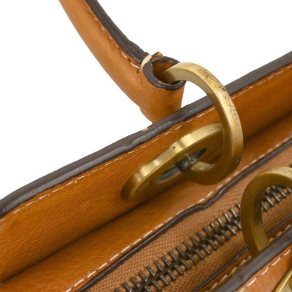 Damage Christian Dior Brown Leather Handbag