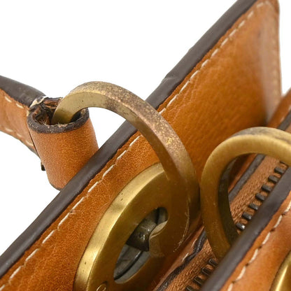 Damage Christian Dior Brown Leather Handbag