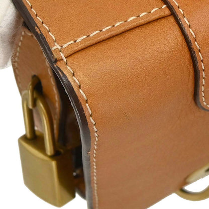 Damage Christian Dior Brown Leather Handbag