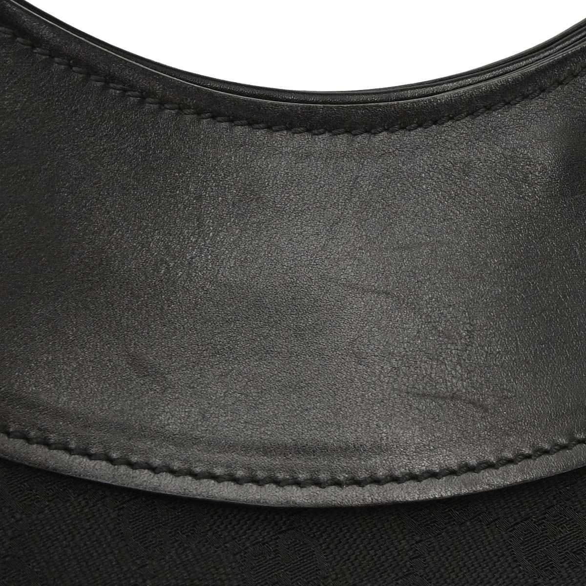 Gucci Black Canvas GG Handbag