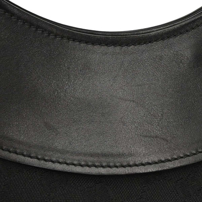 Gucci Black Canvas GG Handbag