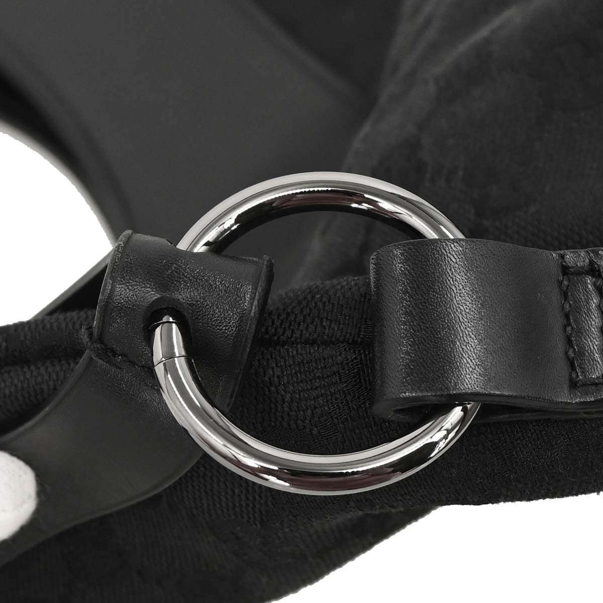 Gucci Black Canvas GG Handbag