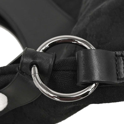 Gucci Black Canvas GG Handbag