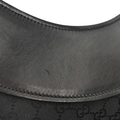 Gucci Black Canvas GG Handbag
