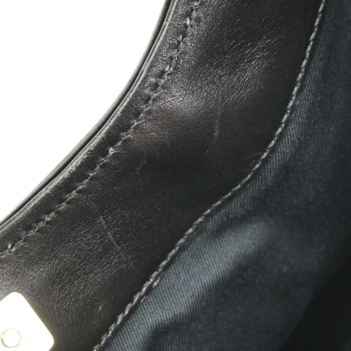 Gucci Black Canvas GG Handbag