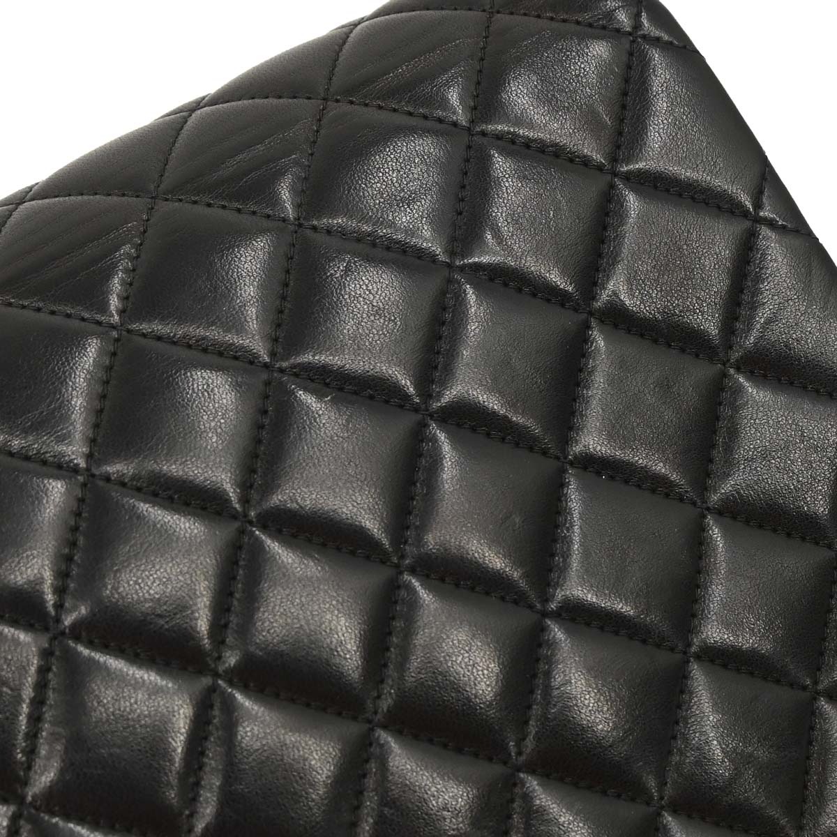 Chanel Black Lambskin Paris Shoulder Bag