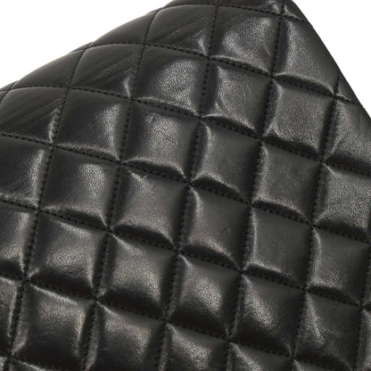 Chanel Black Lambskin Paris Shoulder Bag