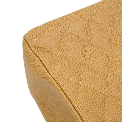 Chanel Beige Caviar Skin Grand Shopping Tote GST Chain Handbag