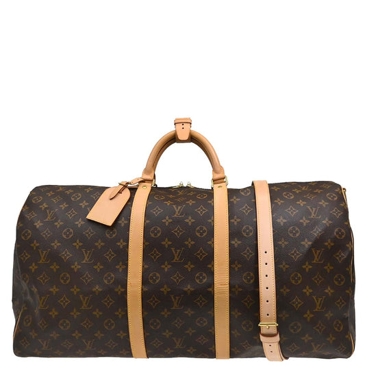 Louis Vuitton Monogram Keepall Bandouliere 60 Duffle Bag M41412