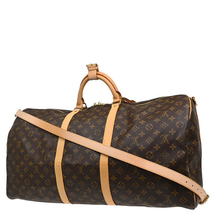 Louis Vuitton Monogram Keepall Bandouliere 60 Duffle Bag M41412