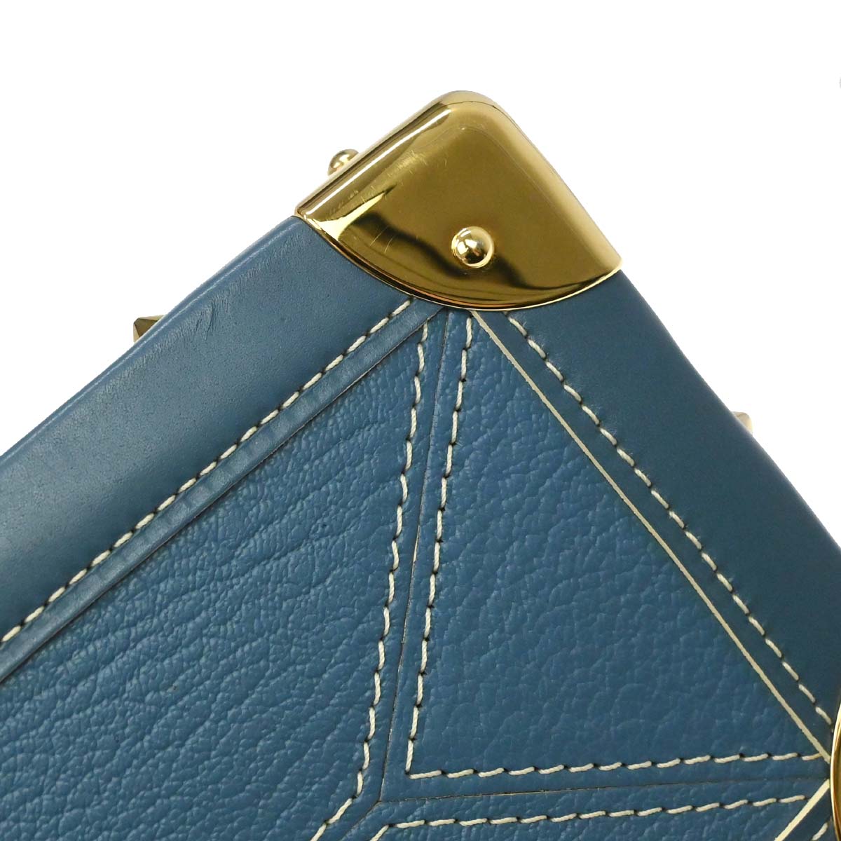 Louis Vuitton 2004 Blue Suhali Le Fabuleux Handbag M91813