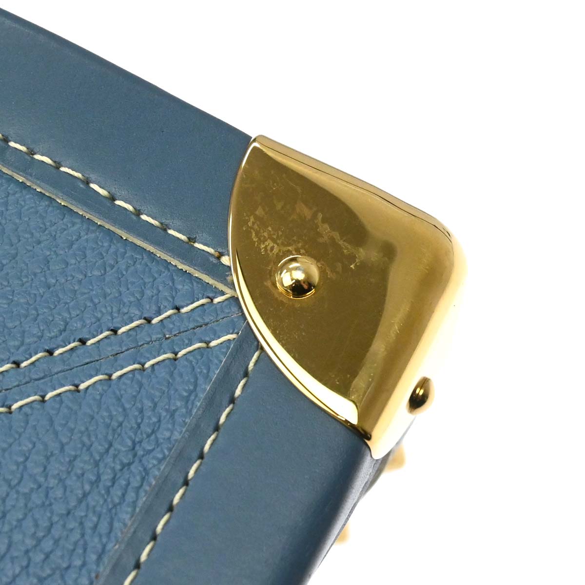 Louis Vuitton 2004 Blue Suhali Le Fabuleux Handbag M91813