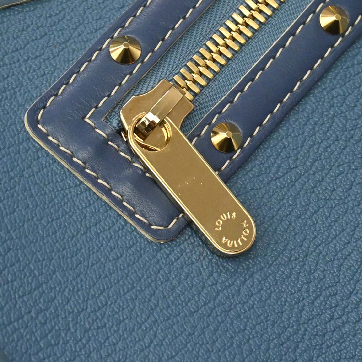 Louis Vuitton 2004 Blue Suhali Le Fabuleux Handbag M91813