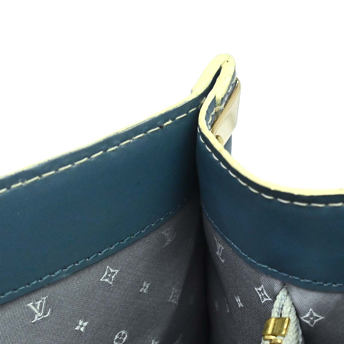 Louis Vuitton 2004 Blue Suhali Le Fabuleux Handbag M91813