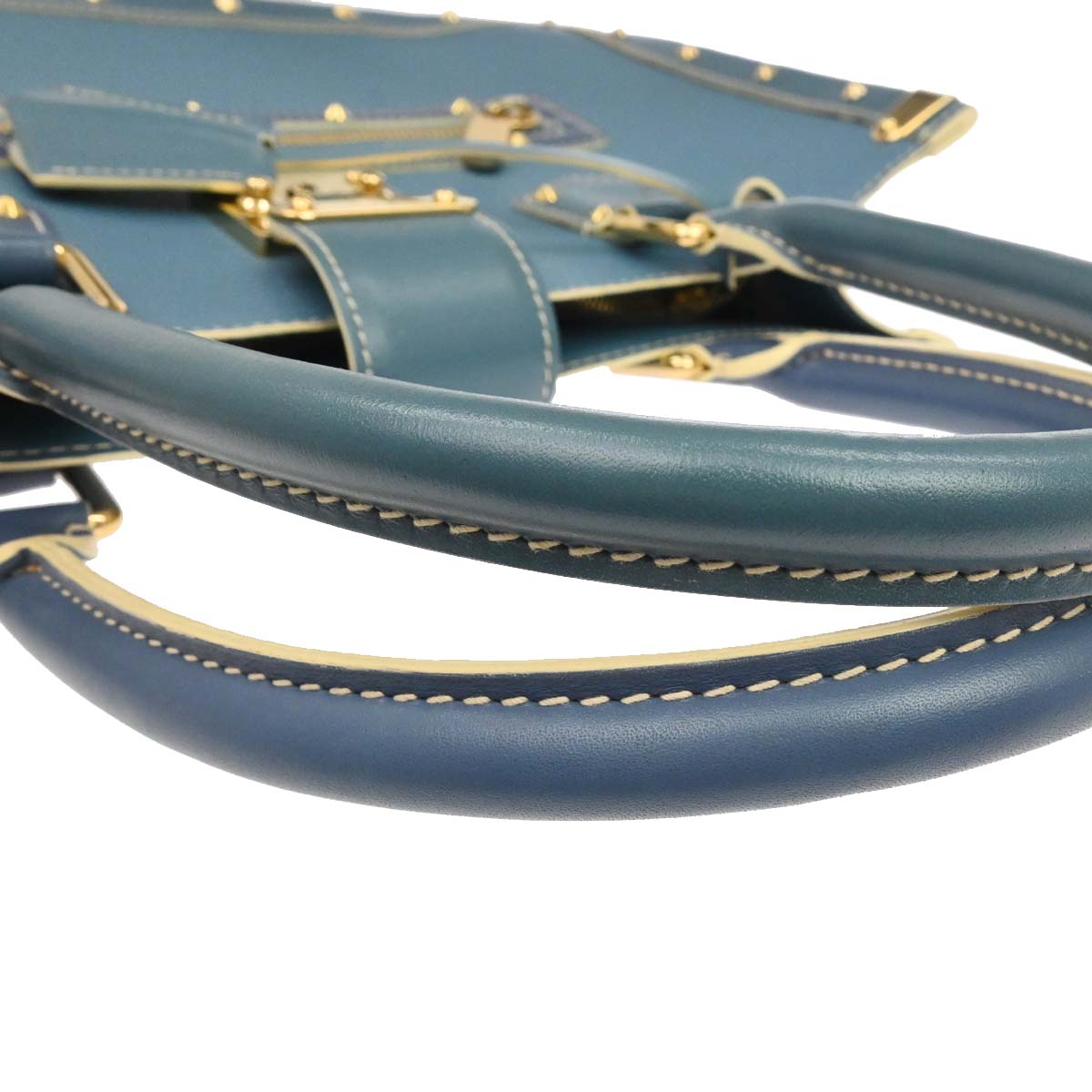 Louis Vuitton 2004 Blue Suhali Le Fabuleux Handbag M91813
