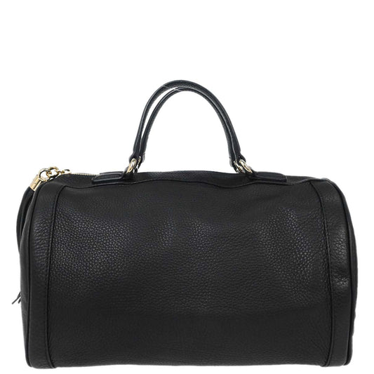 Gucci Black Leather Soho Handbag