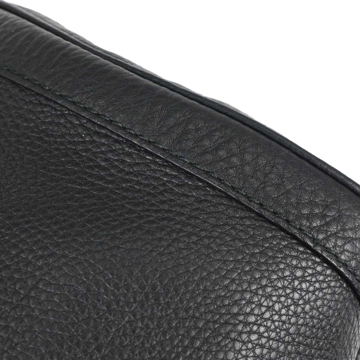 Gucci Black Leather Soho Handbag