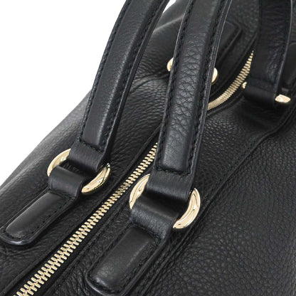 Gucci Black Leather Soho Handbag