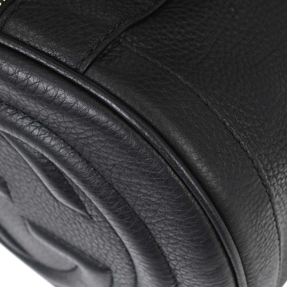 Gucci Black Leather Soho Handbag