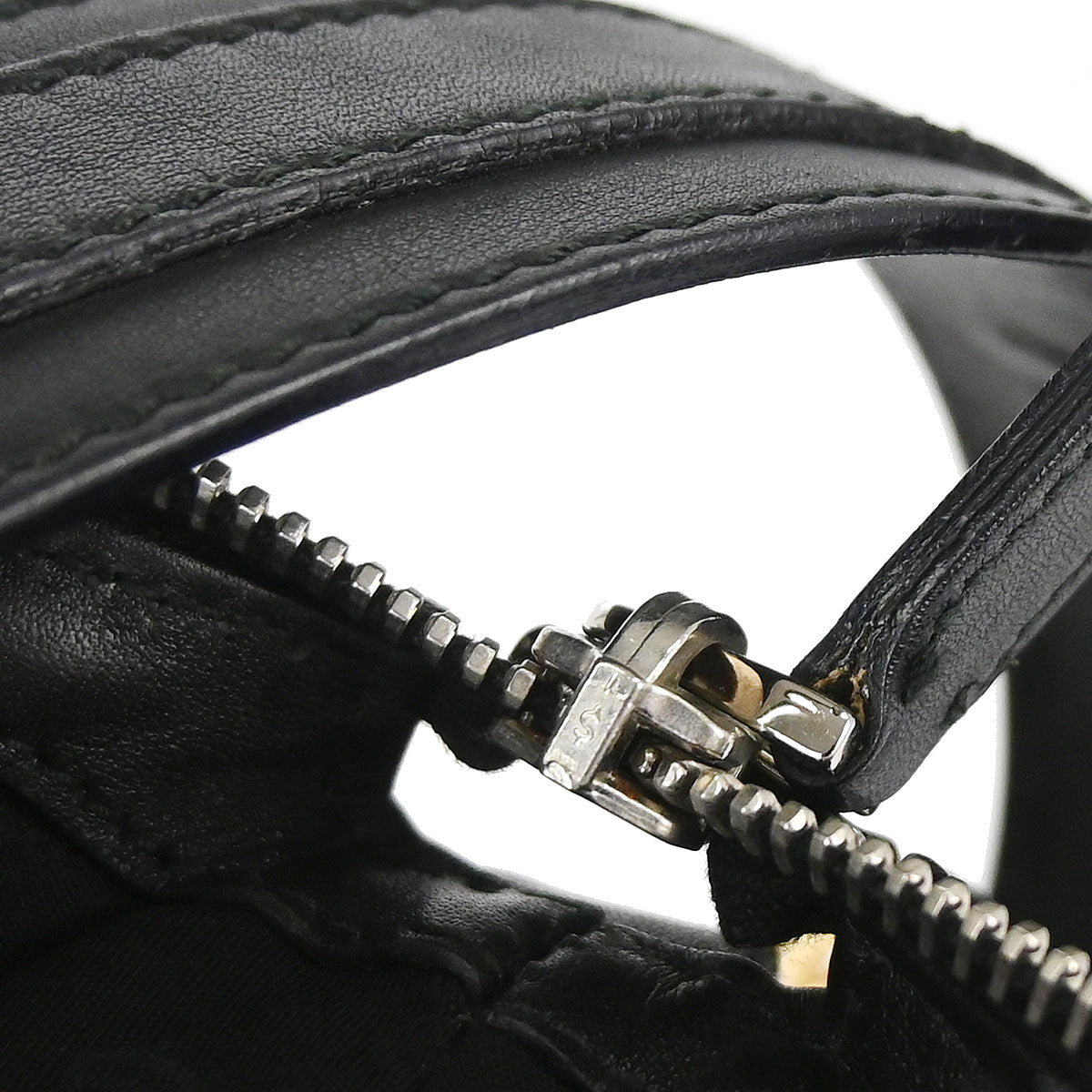 Gucci Black Leather GG Twins Guccissima Hobo Handbag