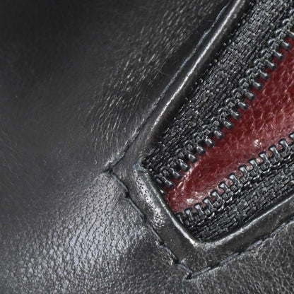 Chanel 2003-2004 Black Lambskin Medium Classic Double Flap Shoulder Bag