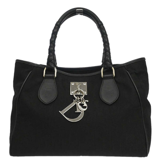 Christian Dior Black Nylon Trotter Lovely Tote Handbag