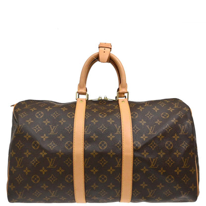 Louis Vuitton Monogram Keepall 45 Travel Handbag M41428