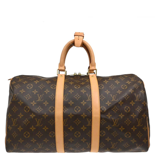 Louis Vuitton Monogram Keepall 45 Travel Handbag M41428