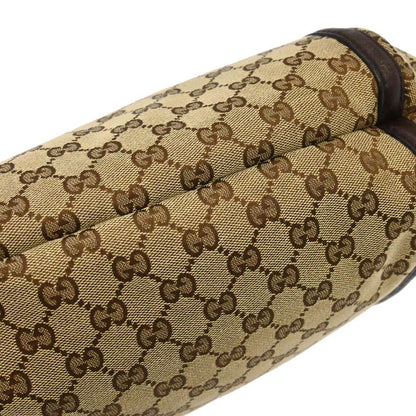 Gucci Brown GG Canvas Techno Horsebit Hobo Bag