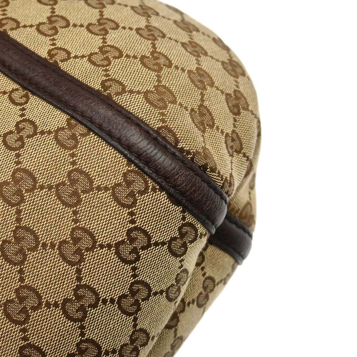 Gucci Brown GG Canvas Techno Horsebit Hobo Bag