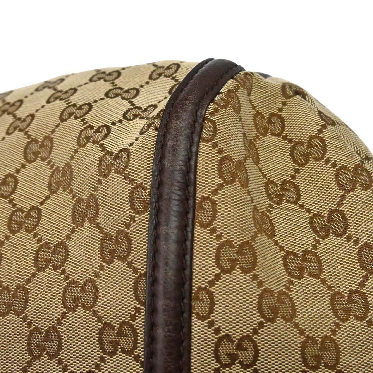 Gucci Brown GG Canvas Techno Horsebit Hobo Bag