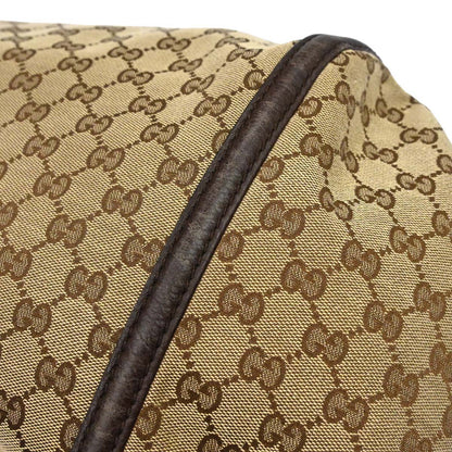 Gucci Brown GG Canvas Techno Horsebit Hobo Bag
