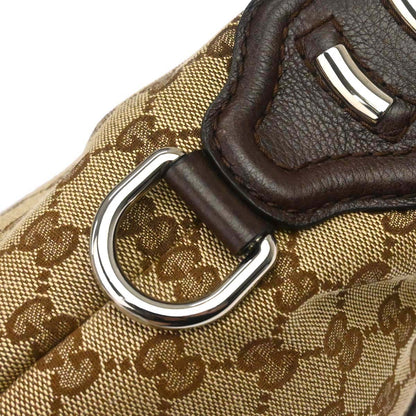 Gucci Brown GG Canvas Techno Horsebit Hobo Bag