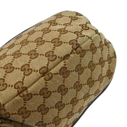 Gucci Brown GG Canvas Techno Horsebit Hobo Bag