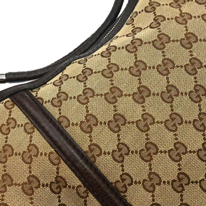 Gucci Brown GG Canvas Techno Horsebit Hobo Bag