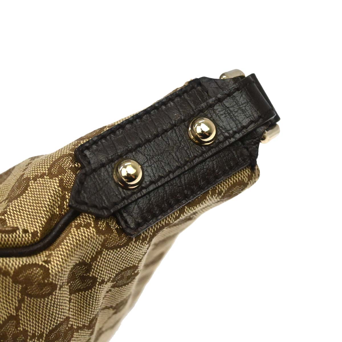 Gucci Brown GG Canvas Sherry Horsebit Shoulder Bag