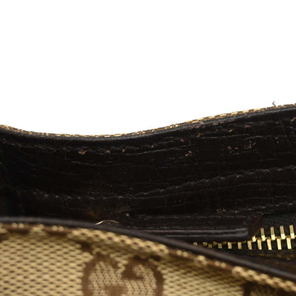 Gucci Brown GG Canvas Sherry Horsebit Shoulder Bag