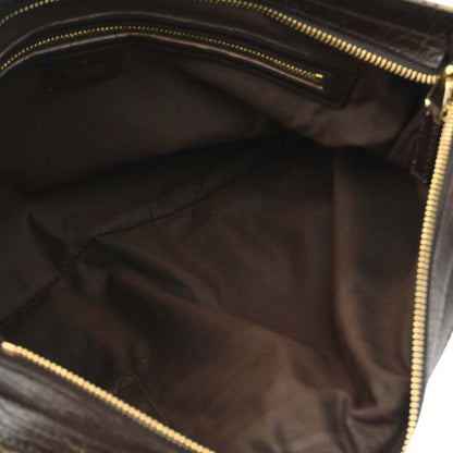Gucci Brown GG Canvas Sherry Horsebit Shoulder Bag
