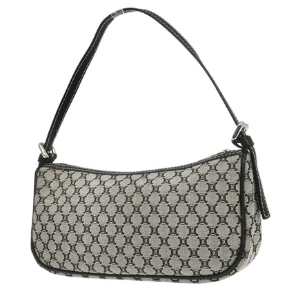 Celine Gray Black Macadam Handbag