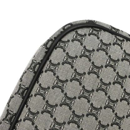 Celine Gray Black Macadam Handbag