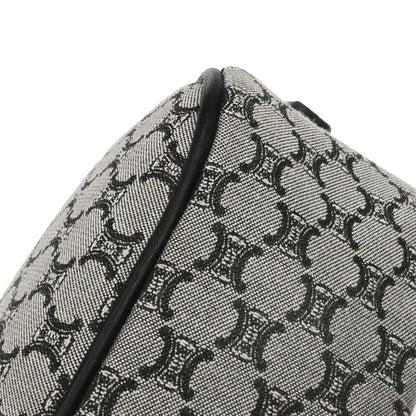 Celine Gray Black Macadam Handbag