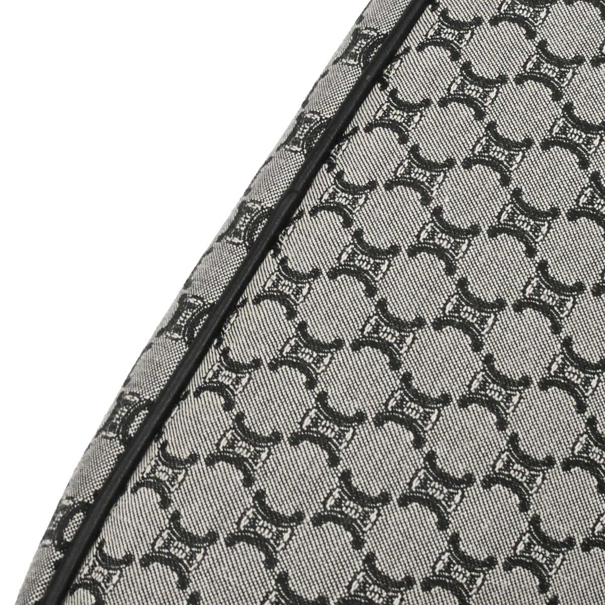 Celine Gray Black Macadam Handbag