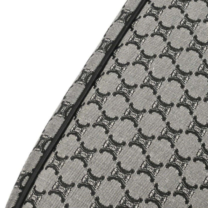 Celine Gray Black Macadam Handbag