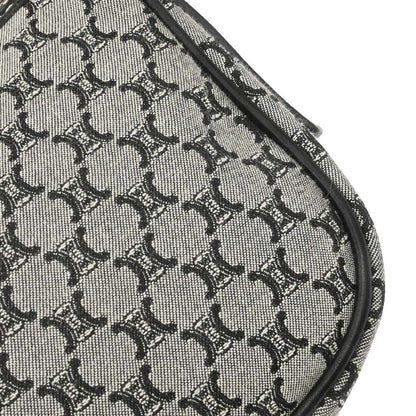 Celine Gray Black Macadam Handbag