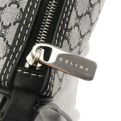 Celine Gray Black Macadam Handbag