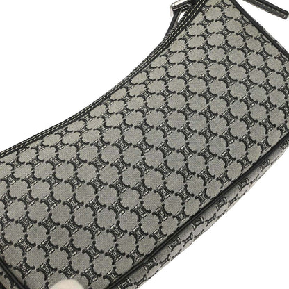 Celine Gray Black Macadam Handbag