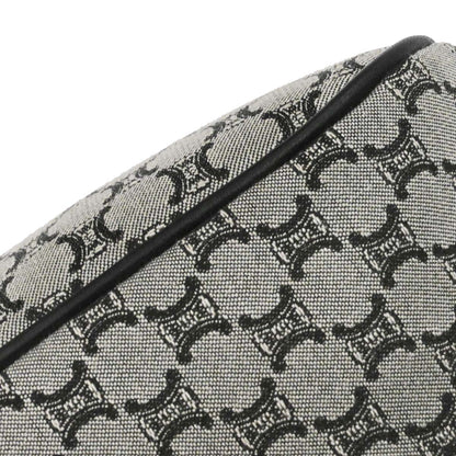 Celine Gray Black Macadam Handbag