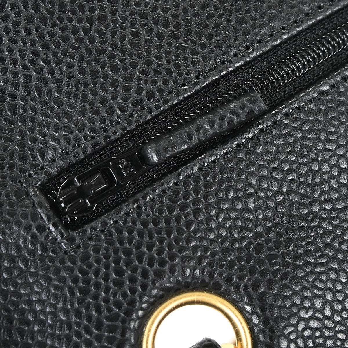 Chanel Black Caviar Skin Small Classic Double Flap Shoulder Bag